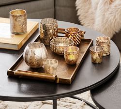 Open Box: Antiqued Metal Decorative Trays