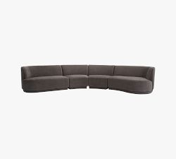 Farrow 4-Piece Curved Chaise Sectional