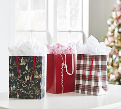 Holiday Gift Bags - Set of 3