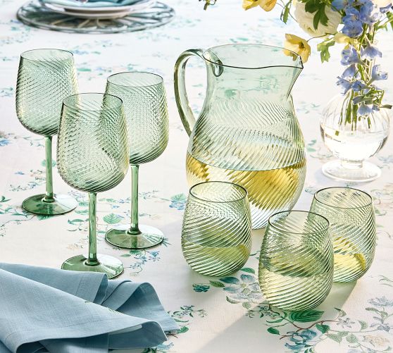 Acrylic Wine &amp; Champagne Glasses | Pottery Barn
