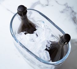 Mouth Blown Dual Champagne Bucket