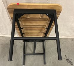 Open Box: Tulum Acacia Rectangular Outdoor Coffee Table, 40" - Vintage Light Wheat