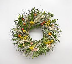 Dried Autumn Bounty Wreath