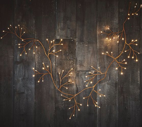 Solar Outdoor Lit Climbing Ivy Garland