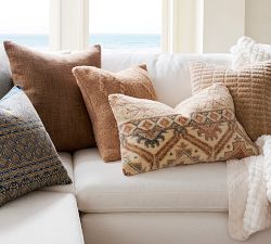 Birch Handknotted Lumbar Pillow Cover