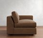 Build Your Own Carmel Slim Arm Leather Sectional