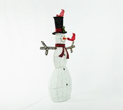 Lit Frosty Snowman