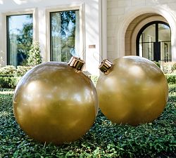 Open Box: Festive Decorative Holiballs, Set of 2, 30" - Gold