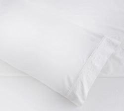 Kollin Cotton Percale Embroidered Sheet Set