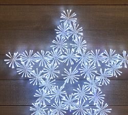 Lit Twinkling Cluster Stars with Blue Flash