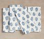 Sophia Floral Block Print Cotton Napkins - Set of 4