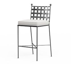Bowie Metal Outdoor Barstool