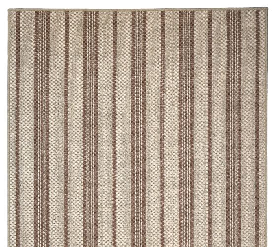 Custom Striped Sisal Rug