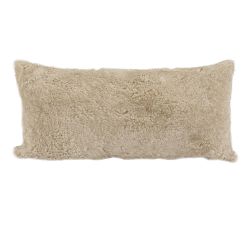 Illya Shortwool Curly Sheepskin Lumbar Pillow