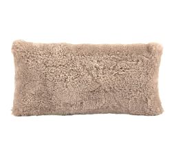 Illya Shortwool Curly Sheepskin Lumbar Pillow