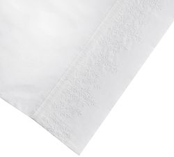 Kollin Cotton Percale Embroidered Sheet Set