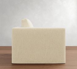 Build Your Own Carmel Wide Arm Slipcovered Sectional