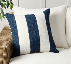 Classic Striped Handwoven Outdoor Pillow