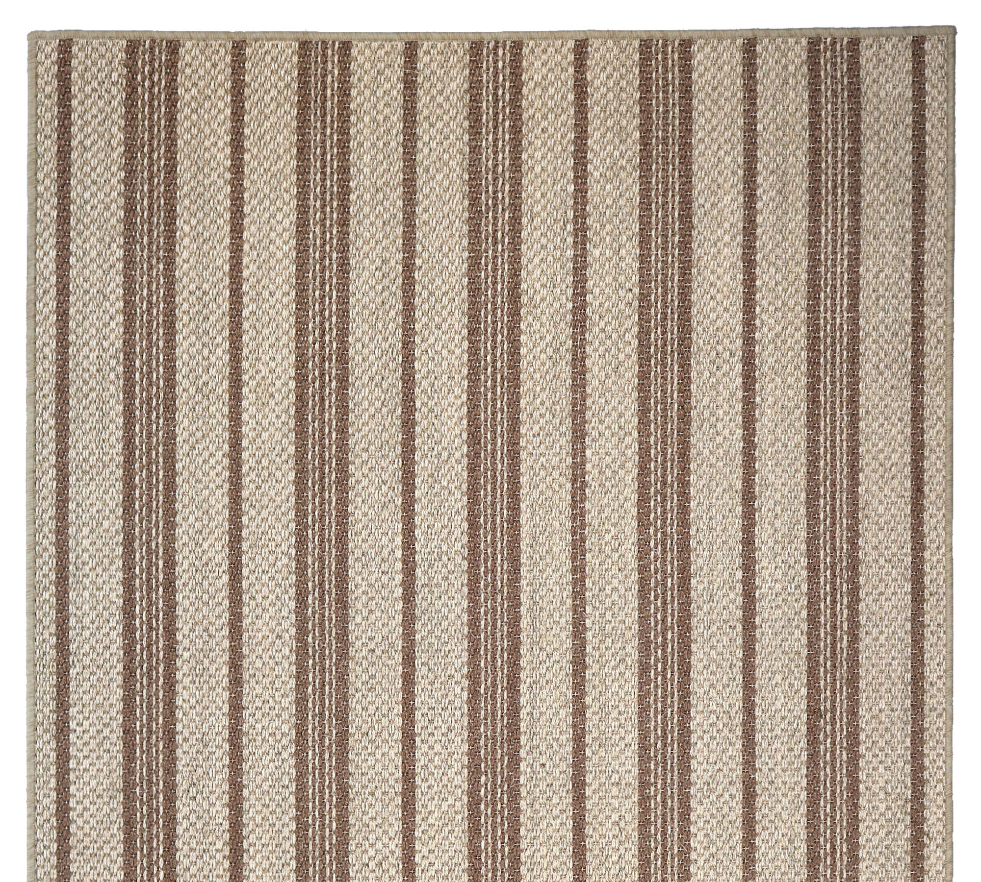 Custom Striped Sisal Rug