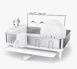 Simplehuman® Dish Drying Rack - White