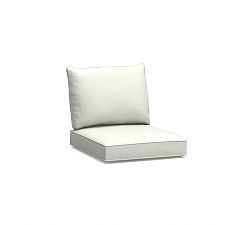 Torrey Cushion Cover Slope Arm Swivel outdoor Occ Chair, High Performance Canvas; White