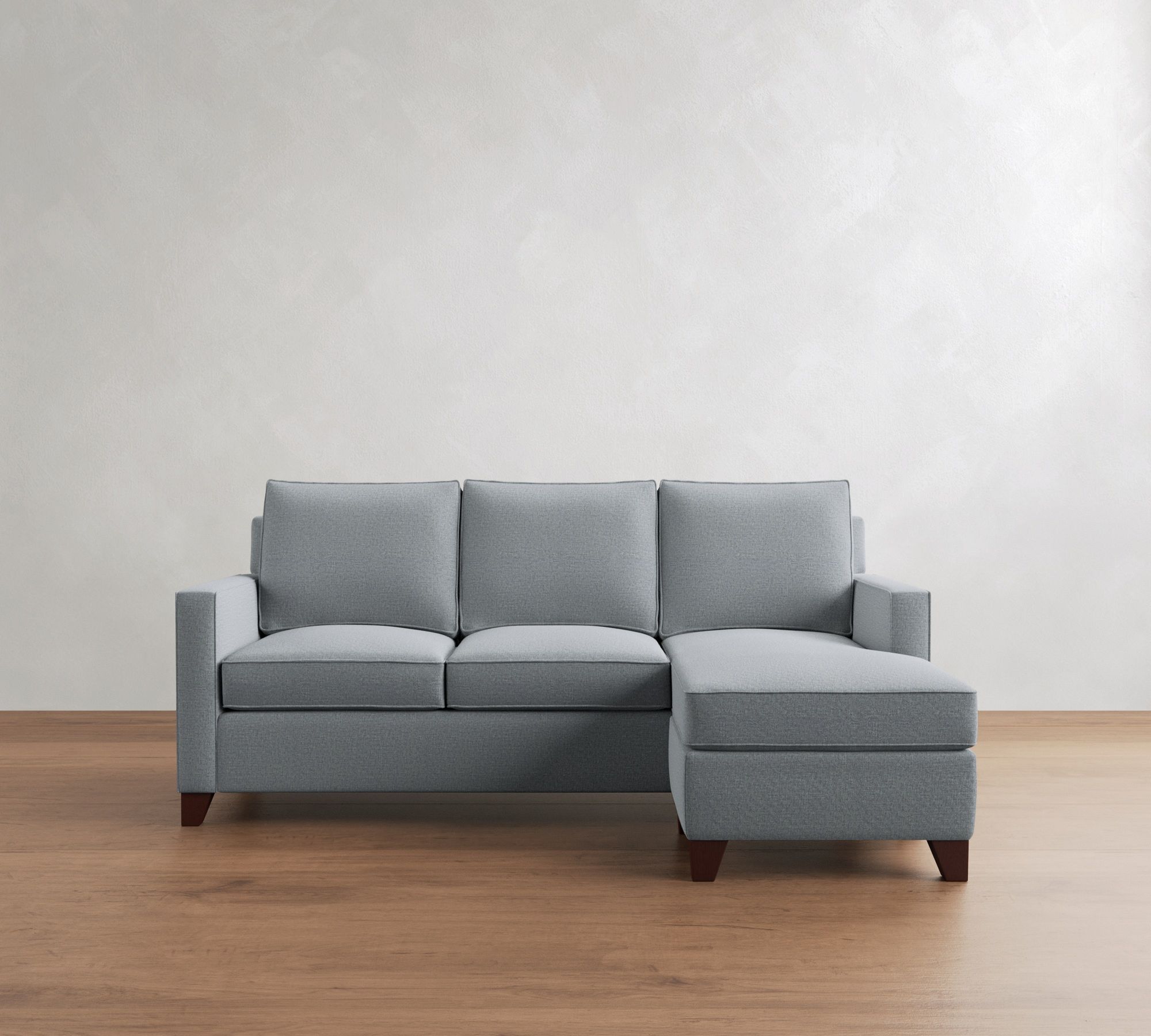 Cameron Square Arm Reversible Chaise Sleeper Sectional (89") - thumbnail 4