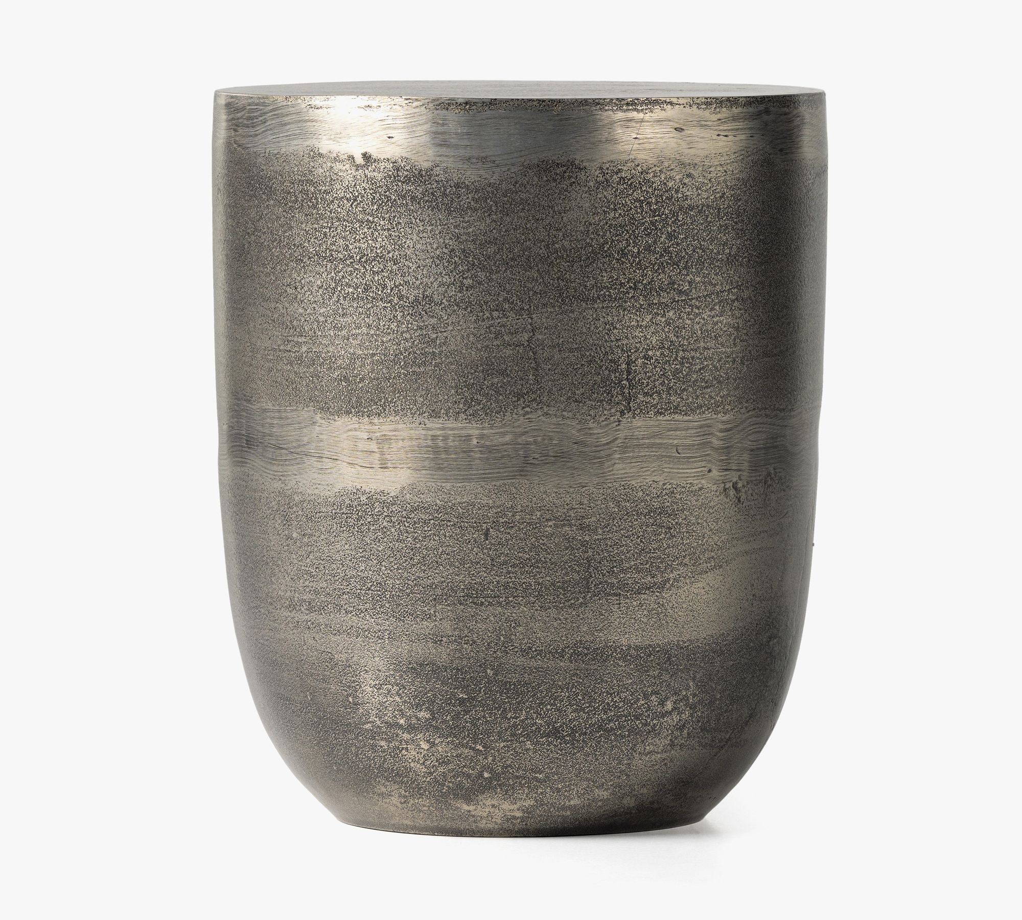 Bayard Metal Round Outdoor Accent Table (16")