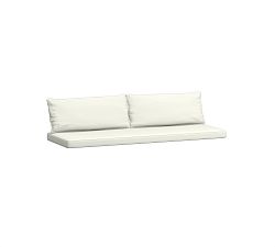 Torrey Cushion Cover Square/Slope Arm XL outdoor Sofa, High Performance Canvas; White