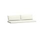 Torrey Cushion Cover Square/Slope Arm XL outdoor Sofa, High Performance Canvas; White
