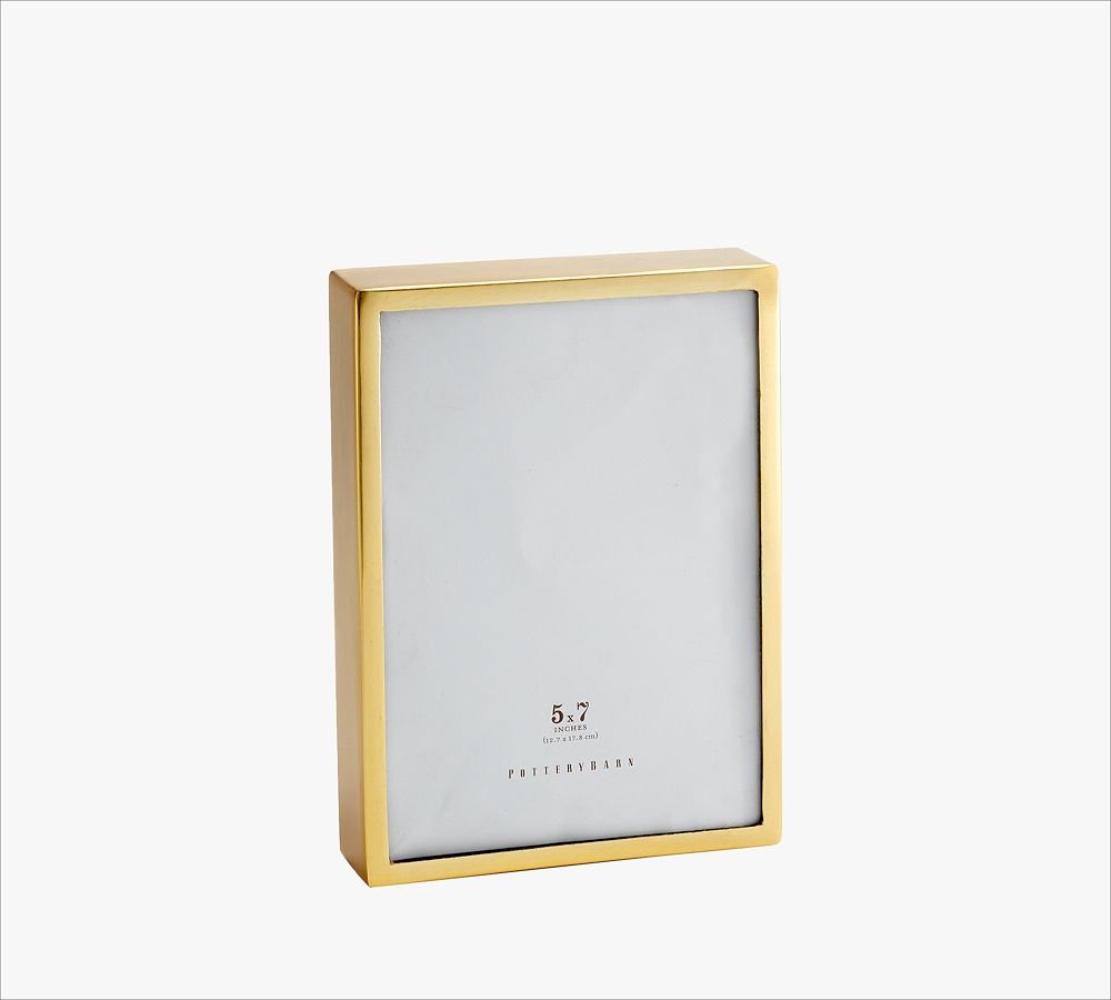 Hagen Picture Frames - Brass, 5" x 7"