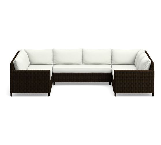 Torrey Square Arm 5pc Sectional Cushion Covers