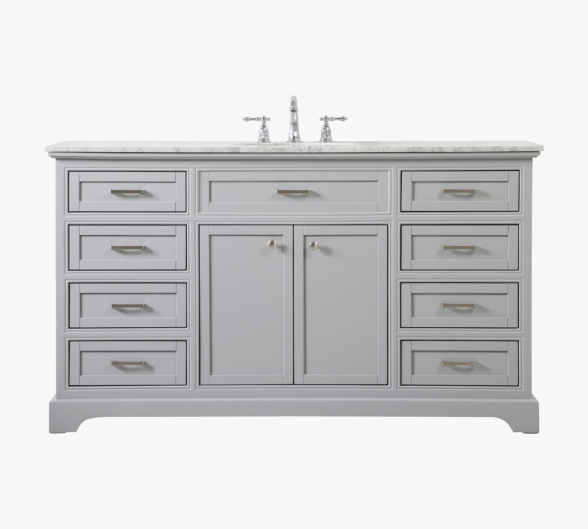 Warner 60" Single Sink Vanity - thumbnail 5