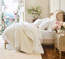 LoveShackFancy Ruffle Crochet Sheet Set