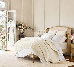 LoveShackFancy Amelia Upholstered Bed