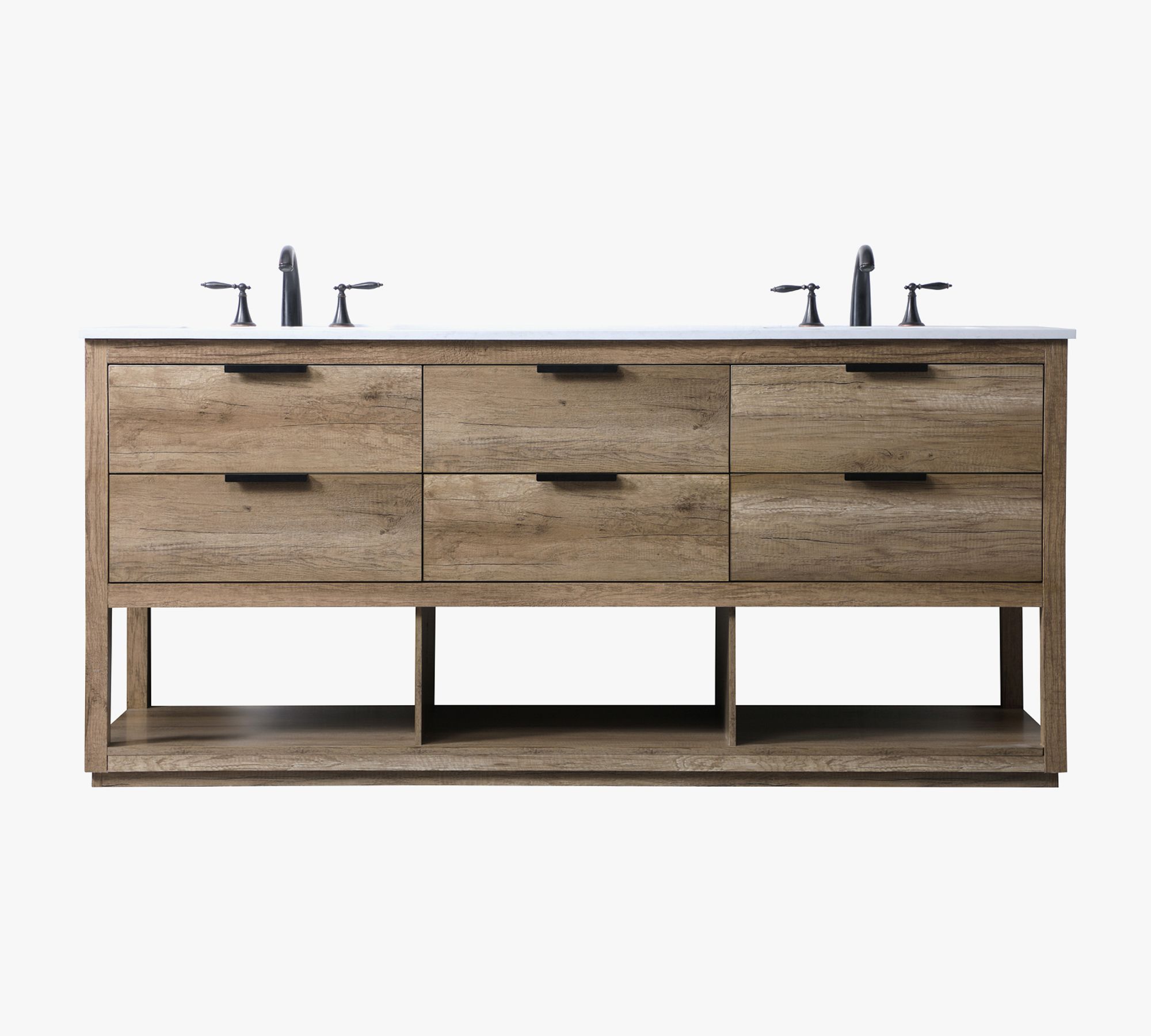 Larkin 60-72" Double Sink Vanity - thumbnail 2
