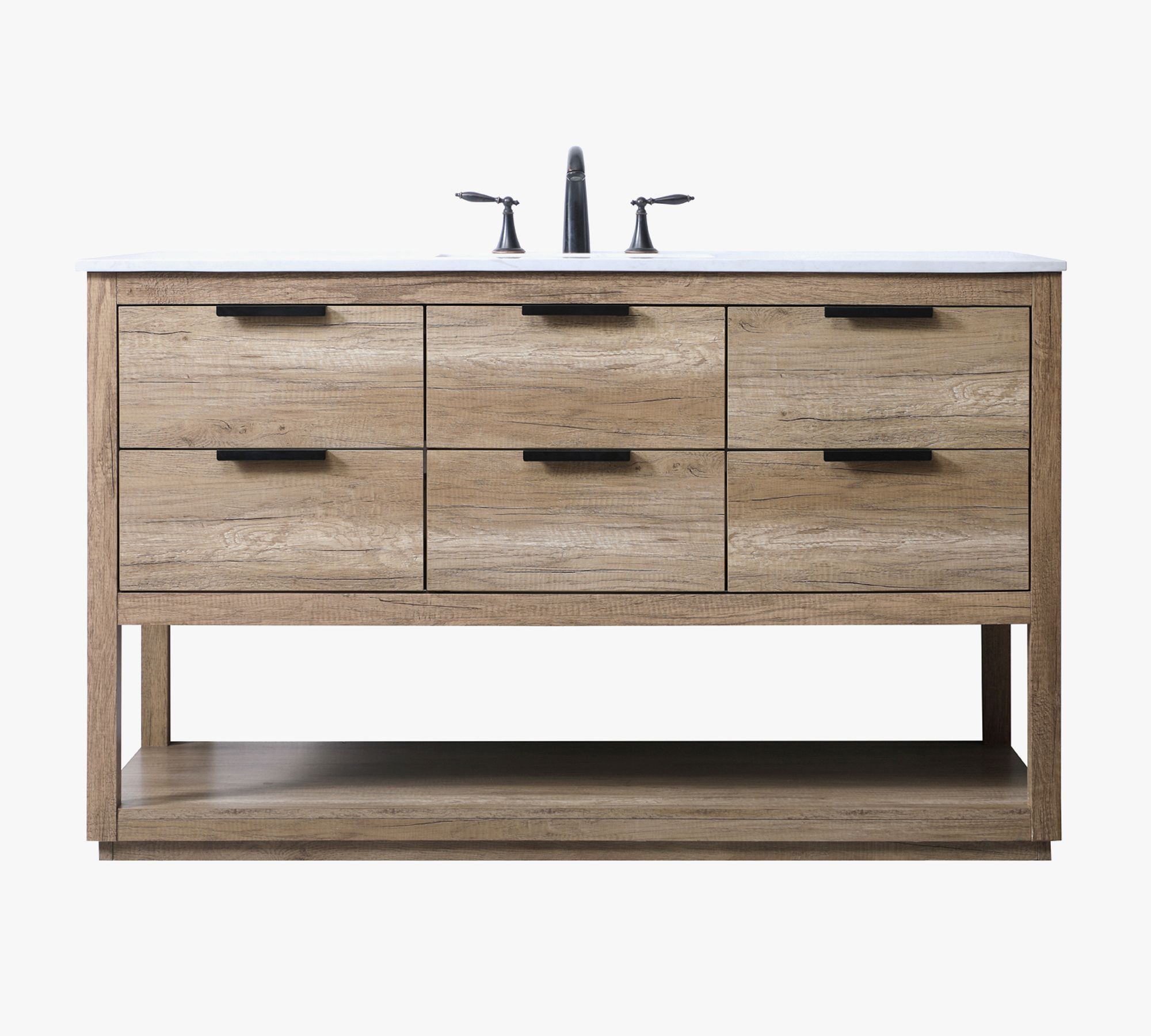 Larkin 54-60" Single Sink Vanity - thumbnail 2