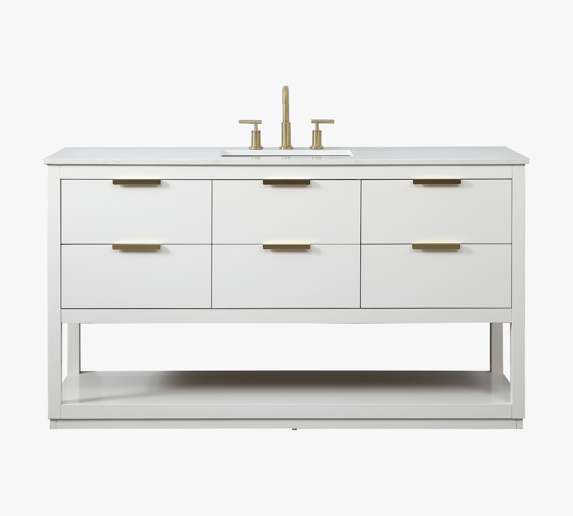 Larkin 54-60" Single Sink Vanity - thumbnail 3