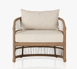 Ivette Wicker Outdoor Lounge Chair
