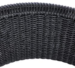 Encinitas Wicker Outdoor Curved Swivel Lounge Chair (27")