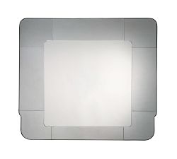 Handfinished Elemental Antique Mercury Glass Mirror