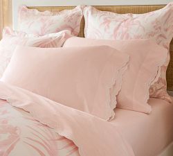 Cynthia Rowley Scalloped Embroidered Sheet Set