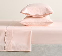 Cynthia Rowley Scalloped Embroidered Sheet Set