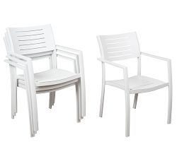 Marshall Outdoor Dining Armchair, Set of 4