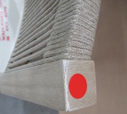 Open Box: Indio Coastal Dining Chair with High Performance Cushion Cover - Biscotti &amp; Oat Rope