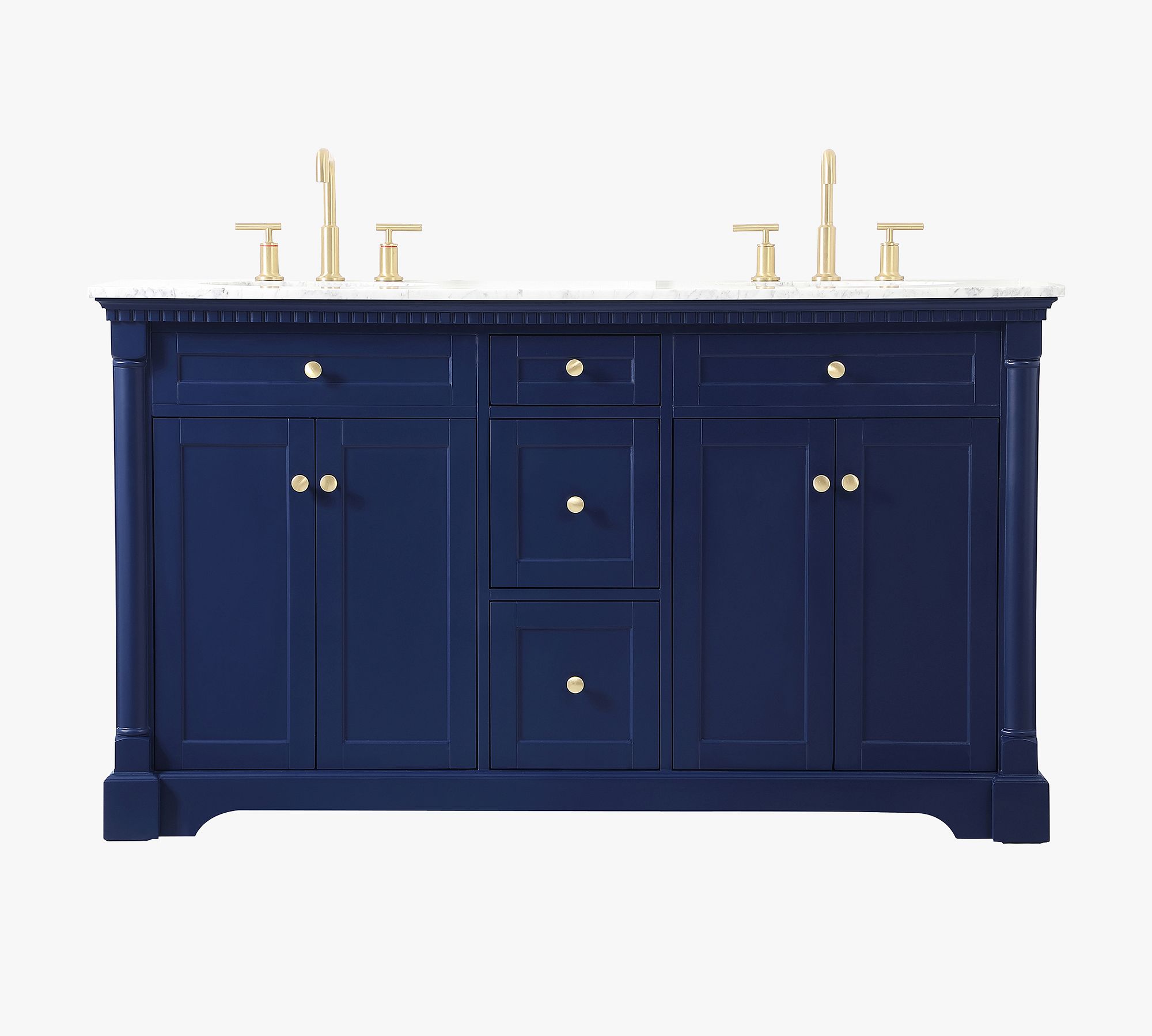 Lorenz 60" Double Sink Vanity - thumbnail 3
