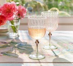 Cynthia Rowley Ombre Wine Glasses - Set of 4