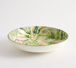 Cynthia Rowley Tropical Toucan Stoneware Serving Bowl