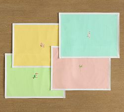 Cynthia Rowley Border Icon Placemats - Mixed Set of 4