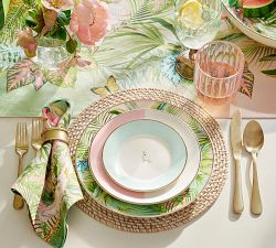 Cynthia Rowley Icon Stoneware Appetizer Plates - Mixed Set of 4