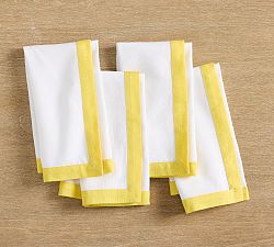 Monique Lhuillier Miramar Stripe Napkins - Set of 4
